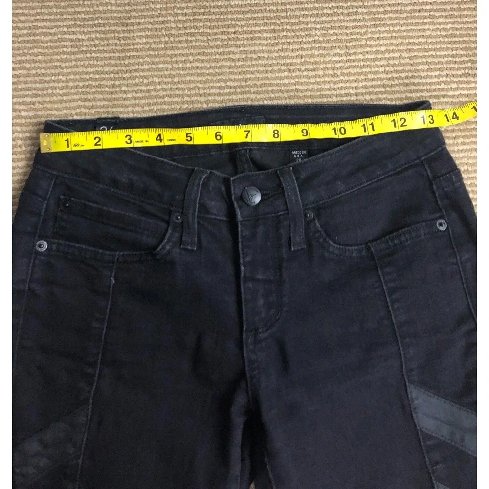 Bebe  Skinny Jeans Size 26 Black Denim Stretch Pants‎
